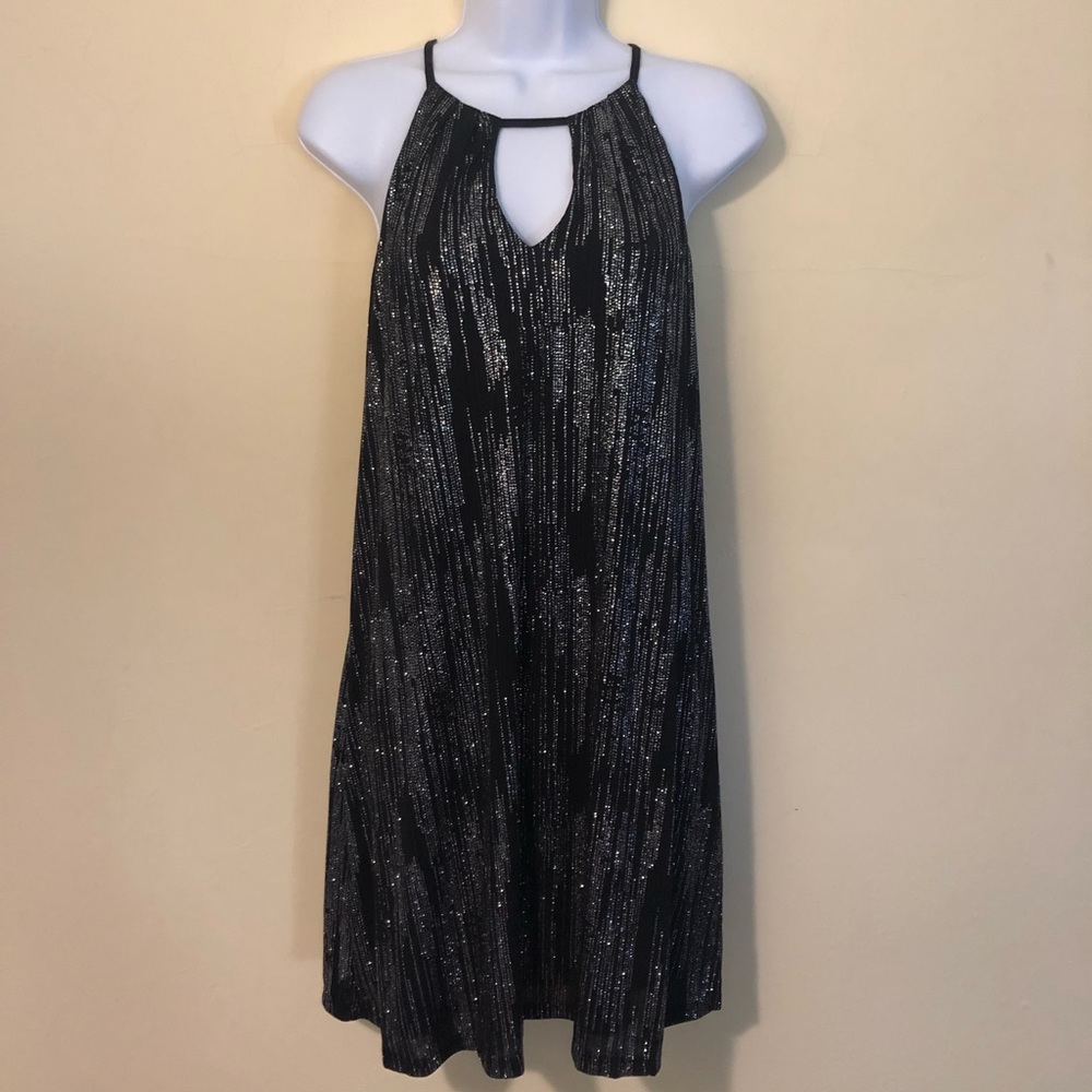 Candies Black Sequin Dress